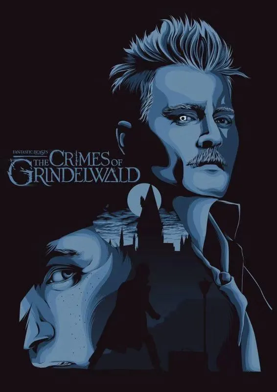 Art poster grindelwald eye - catching. Jpeg