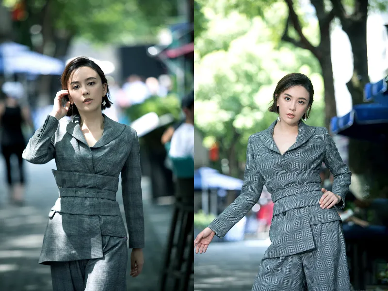3. Suit with oil head Jiarong Lv turned delicate goddess. JPG