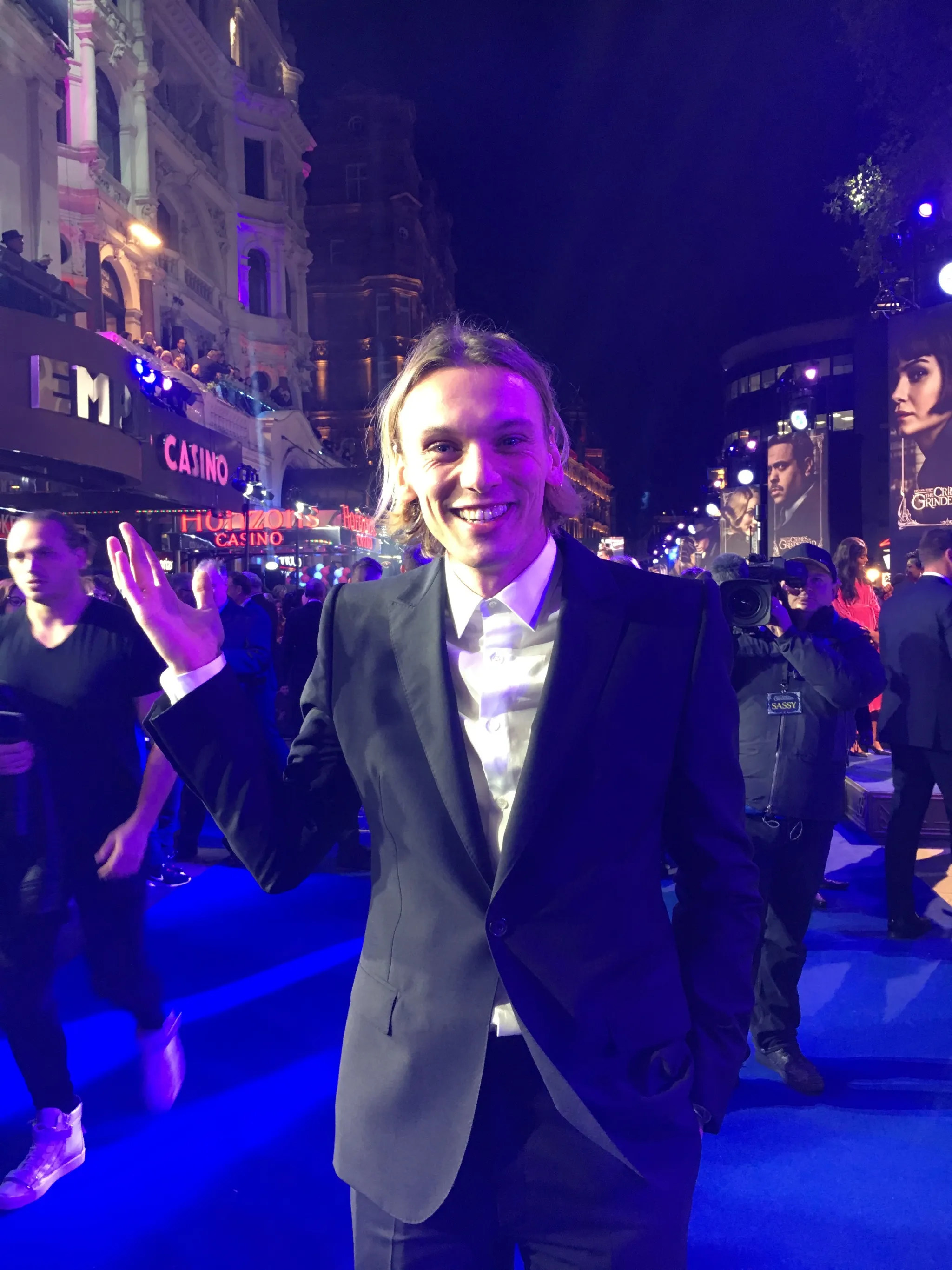 Jamie Campbell Bower looks handsome for his debut. JPG