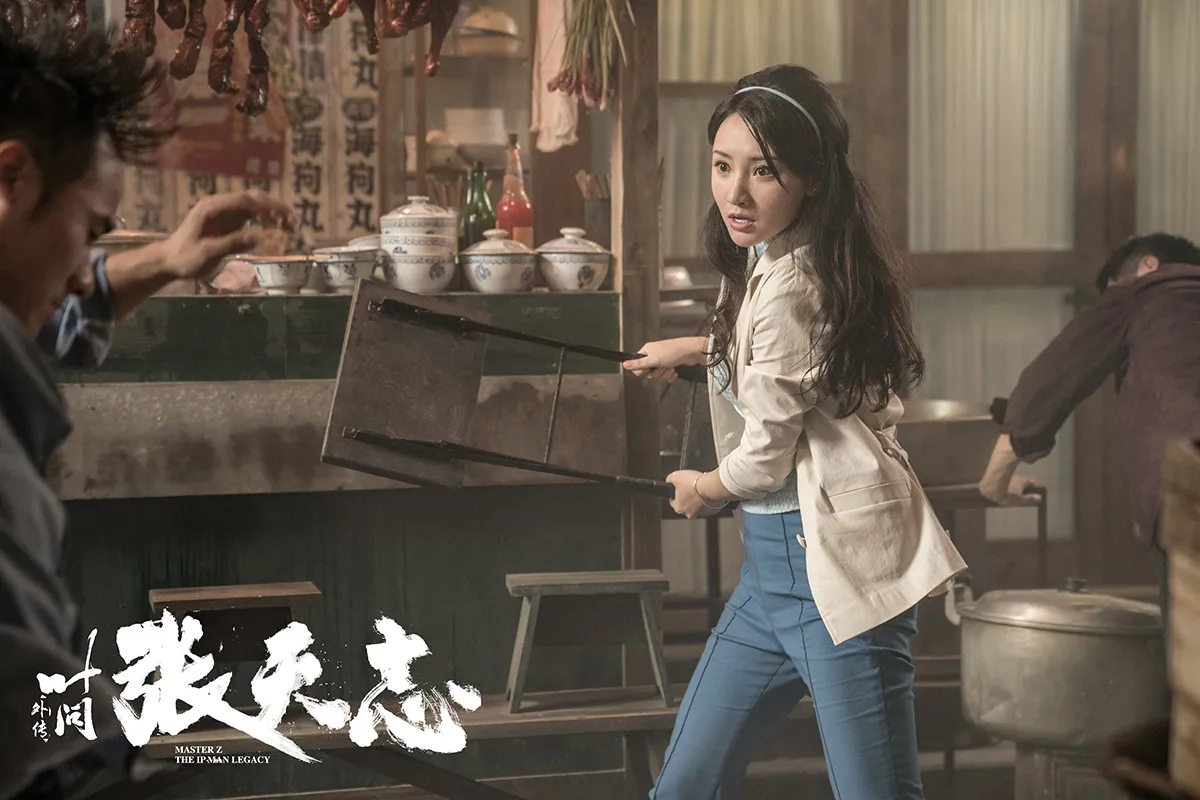  Liu Yan (actress) 《 Zhang Tianzhi 》集市打斗剧照7.jpg