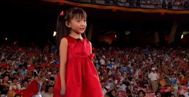 儿童 2008 Summer Olympics opening ceremony 